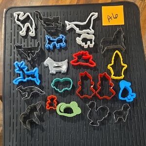 A6 Animal Shape Cookie Cutters Set - Multicolor / 21